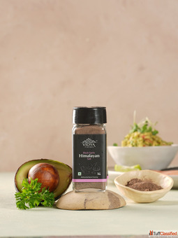 Premium Organic Garlic Himalayan Salt for Healthy Flavorful Cooking - Vidya Farms
