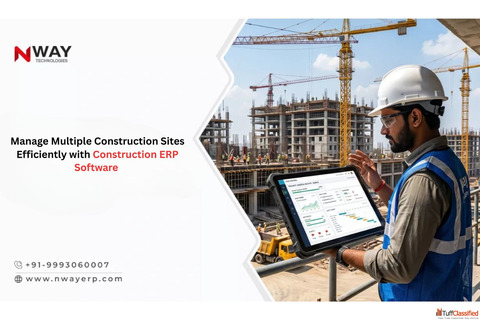 Manage Multiple Construction Sites Efficiently with Construction ERP Software