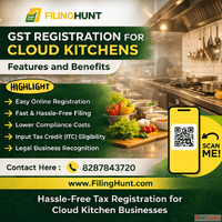 GST Registration for Cloud Kitchen