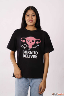 Gynaecologist Born To Deliver Oversized T-Shirt For Women