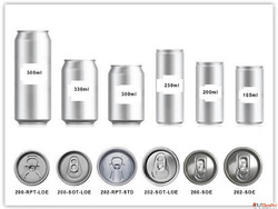 Modern Aluminum Beverage Packaging for Commercial Use