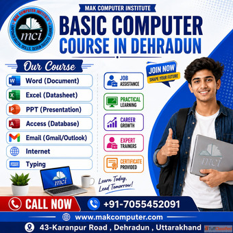 Basic computer course in Dehradun