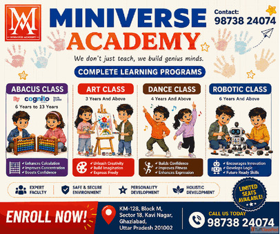 MiniVerse Academy - Best Kids Learning Activity Classes in Ghaziabad