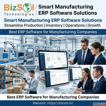 Best Manufacturing ERP Software for Smart Factory Management BizSol