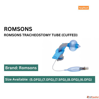 Buy Romsons Tracheostomy Tube Cuffed Online