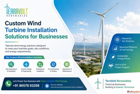 Custom Wind Turbine Installation Solutions for Businesses