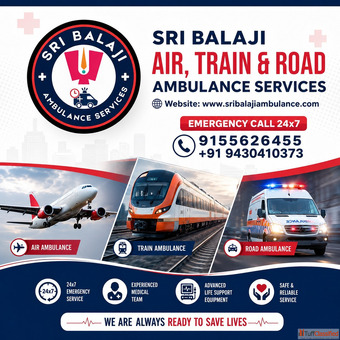 Sri Balaji Air Ambulance Services in Patna
