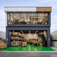 Modern Modular Warehouse Construction Architectural Planning...
