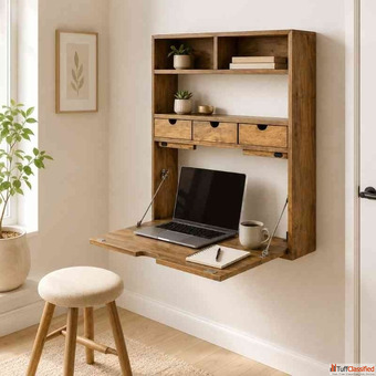 Stylish Wall Mounted Office Table for Modern Home Interiors