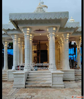 Premium Marble Temples with Beautiful Hand Carvings