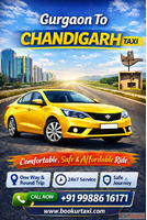 Gurgaon To Chandigarh taxi