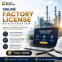 Modern Factories rely on Online Factory license registration