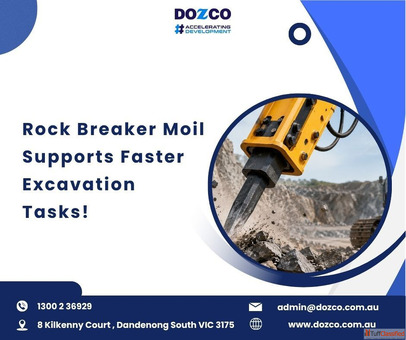Rock Breaker Moil for Faster and Efficient Excavation