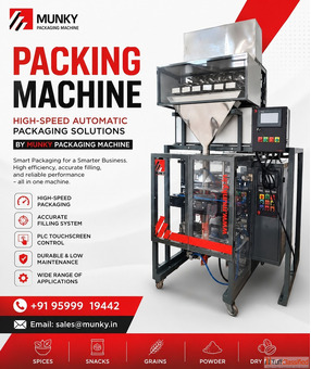 Packing Machine High-Speed Automatic Packaging Solutions by Munky Packaging Machine