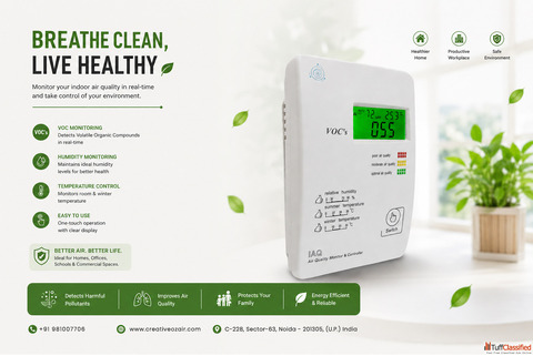 Indoor Air Quality Monitor - From Homes to Industries