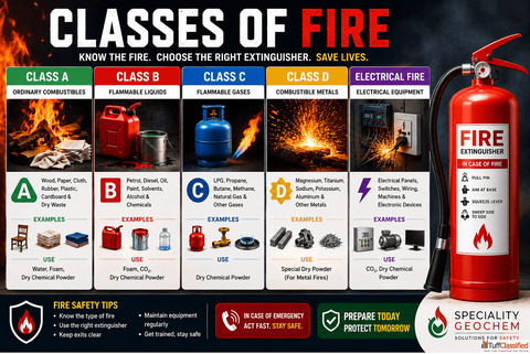 Classes of Fire Explained - Fire Types Causes Safety Solutions