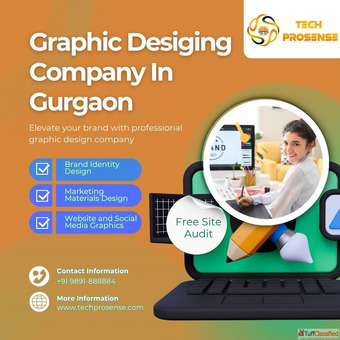 Professional Graphic Design Company in Gurgaon for Modern Brands - Tech prosense