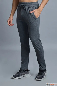 Cotton Track Pants for Men with Flexible Comfort