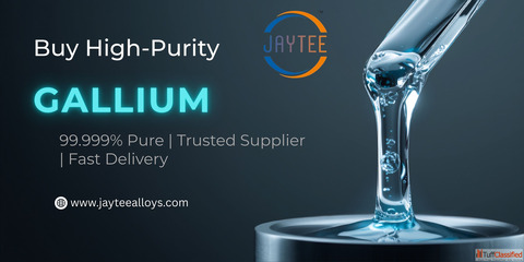 Gallium Metal Prices in India Buy High-Purity Gallium from Jaytee Alloys