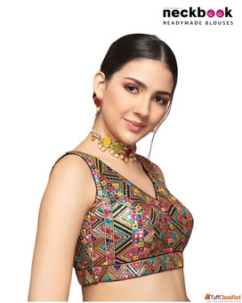 Multicolor Blouse Online Readymade Multicolor Blouse for Women