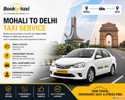 Mohali to Delhi Taxi Service Only 2150