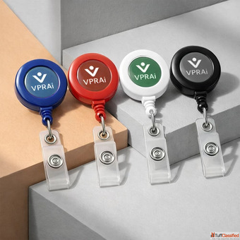 Retractable ID Card Holder