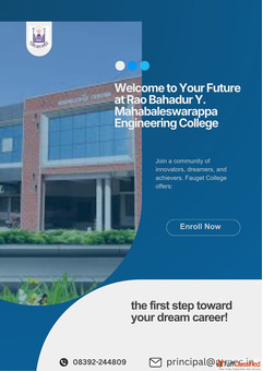 Principal's Message Dr. H. Mahabaleswara RYMEC Ballari