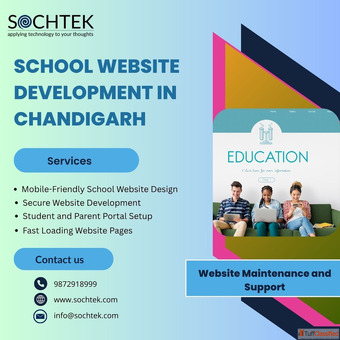 School Website Development Services in Chandigarh