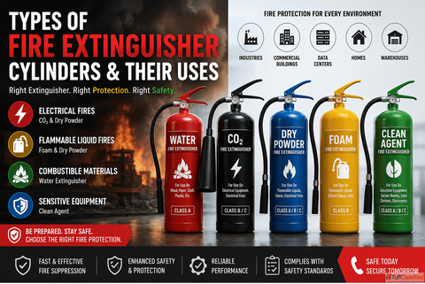 Types of Fire Extinguisher Cylinders and Their Uses Advanced Fire Safety Solutions