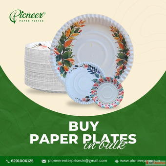 Buy Premium Bulk Paper Plates for Events Catering