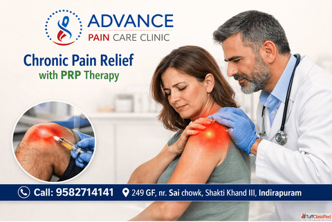 Chronic Pain Relief with PRP Therapy Advanced Healing for Lasting Comfort
