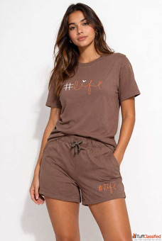 Women Short Set Cotton Night Suit for Women Soft Half Sleeve T-Shirt Shorts Co-Ord Lounge Wear Women