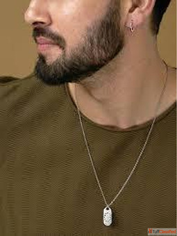 Pure Silver Pendant for Men with Bold Style