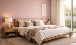 Soft Pink Bedroom Ideas - Indicus Paints