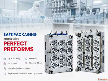 PET Preform Moulds for Beverage FMCG Pharma Packaging