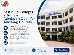 Best B.Ed Colleges in Pune - Admission Open for Teaching Cou...