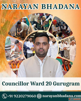 Narayan Bhadana Councillor Ward 20 Gurugram