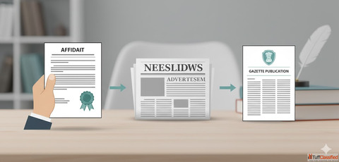 Get Gazette Notification for Name Change in India
