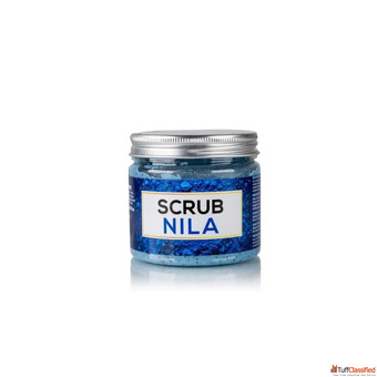 Moroccan Lava Clay Ghassoul Mask with Blue Nila