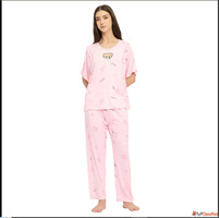 Cute Comfortable Women Nightwear Set - Relaxed Fit Sleepwear