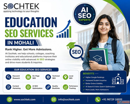 Education SEO Services in Mohali with AI SEO