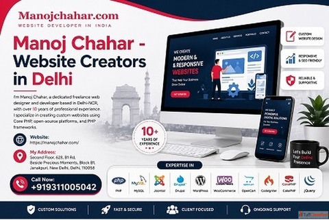 Professional Website Creators in Delhi - Manoj Chahar