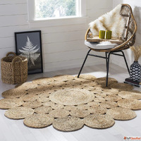 Buy Stylish Round Rug Designs Online at Ripaz Vogue