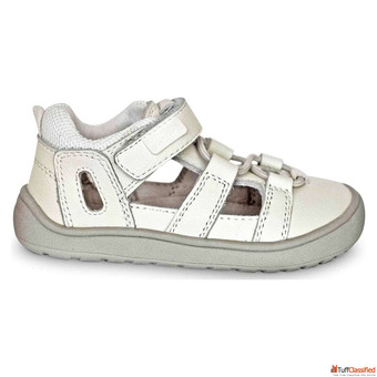 Toddler Barefoot Sneakers KENDY White Narrow