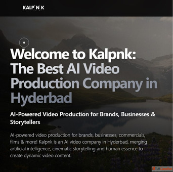 Finding for Best Ai Video Production Company in Hyderabad