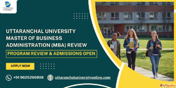 Uttaranchal University Master of Business Administration MBA...