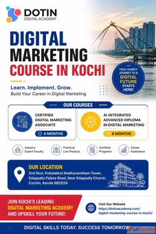 Best Digital Marketing Course in Kochi Dotin Digital Academy