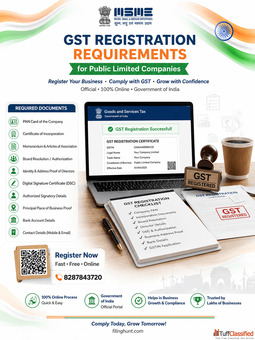 GST Registration Requirements for Public Limited Companies