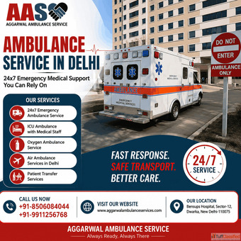 Emergency Ambulance Service in Delhi