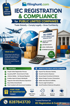 IEC Registration and Compliance for Public Limited Companies